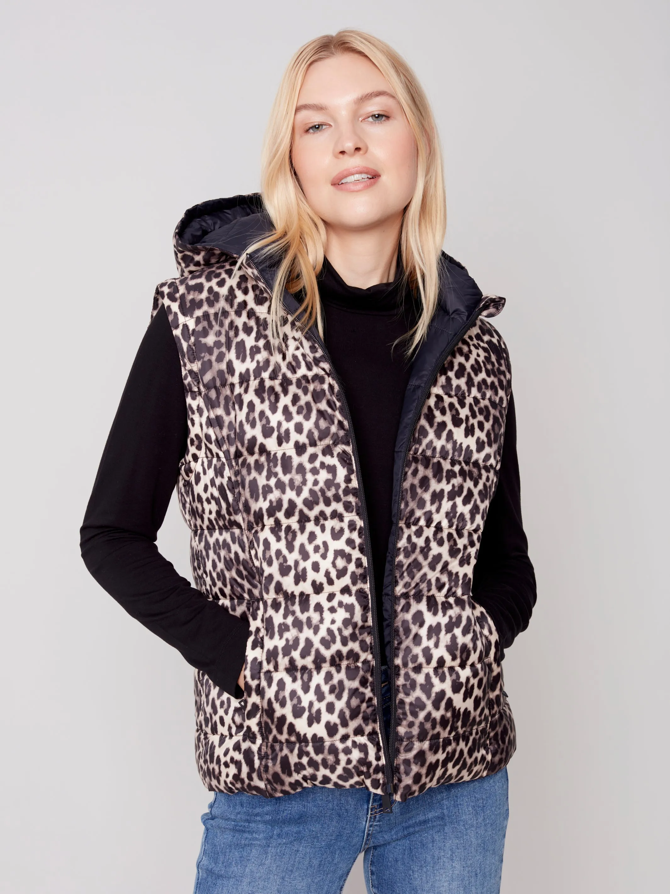 Charlie B Four Way Puffer Coat