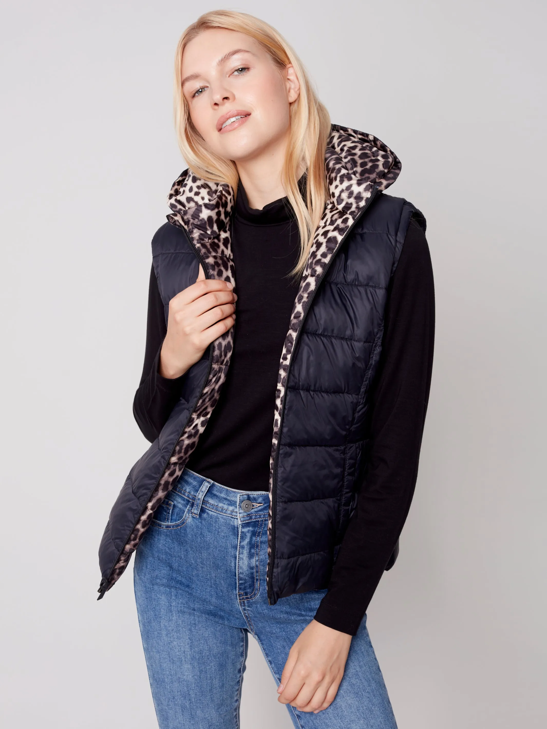 Charlie B Four Way Puffer Coat