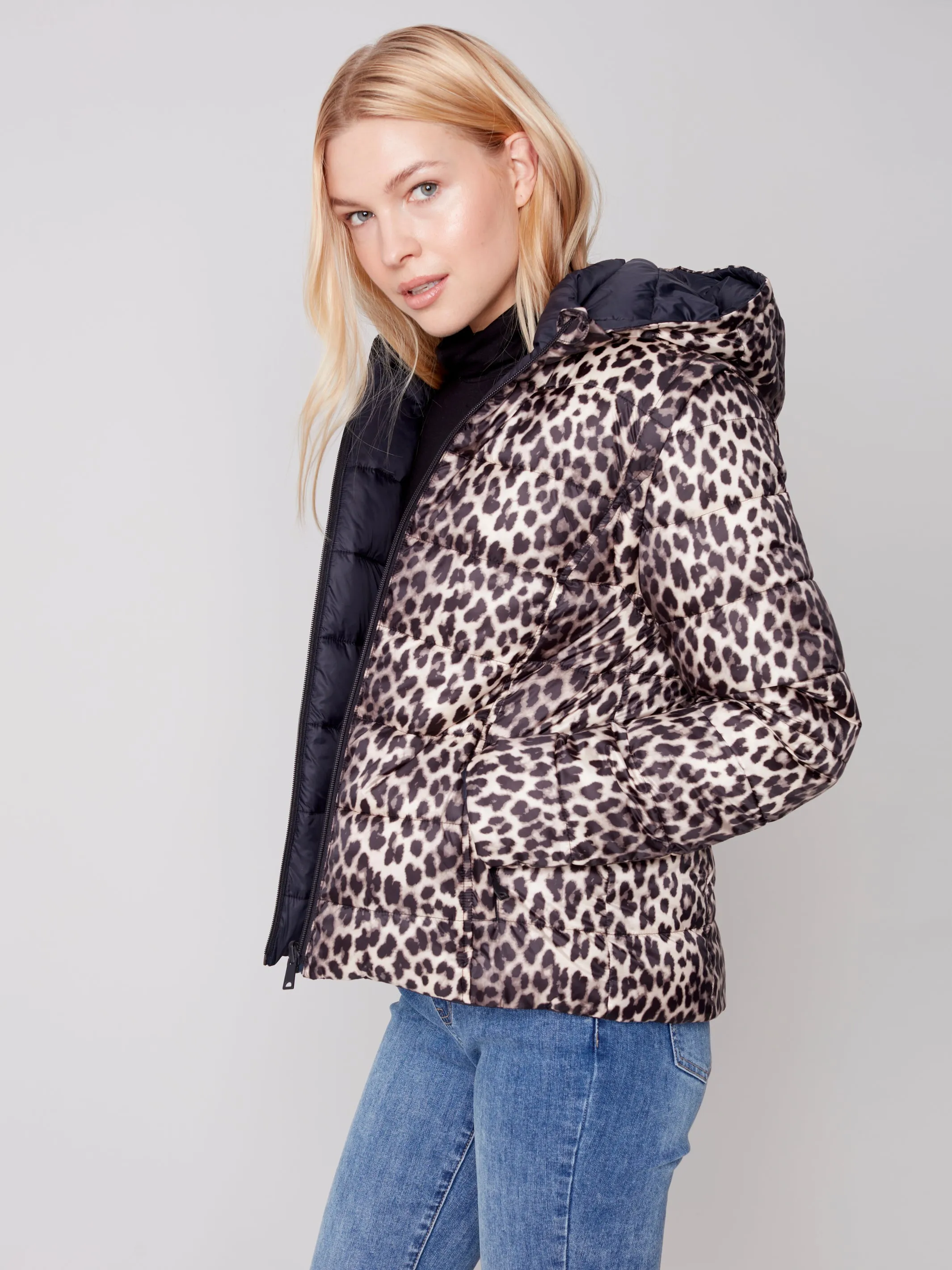 Charlie B Four Way Puffer Coat