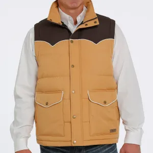 Cinch Men’s Gold Quilted Vest