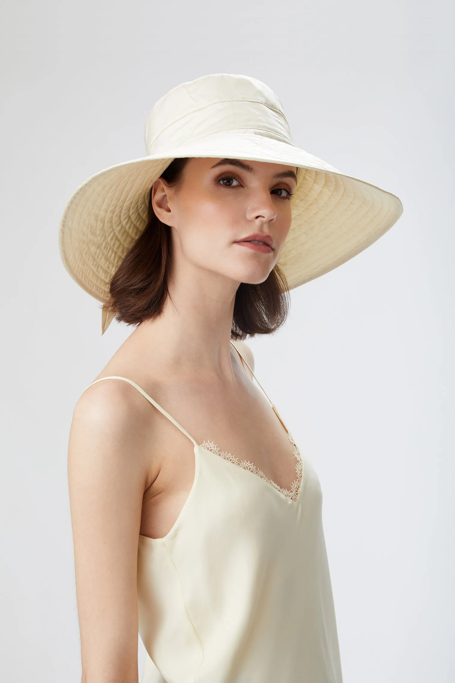 Clemence Silk Sun Hat