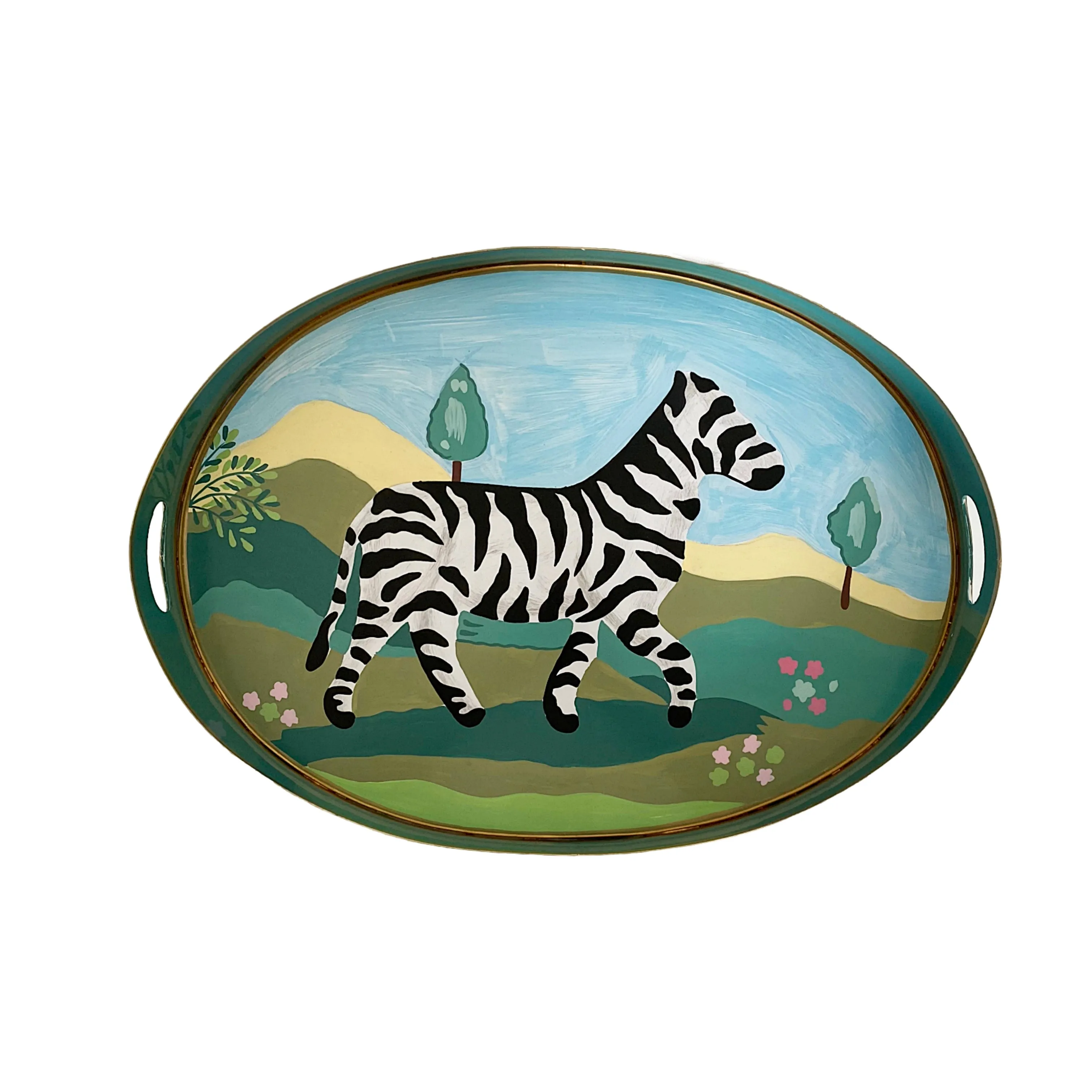 Dana Gibson Zebra Tray