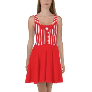 Dapper Dan Red Skater Character Dress