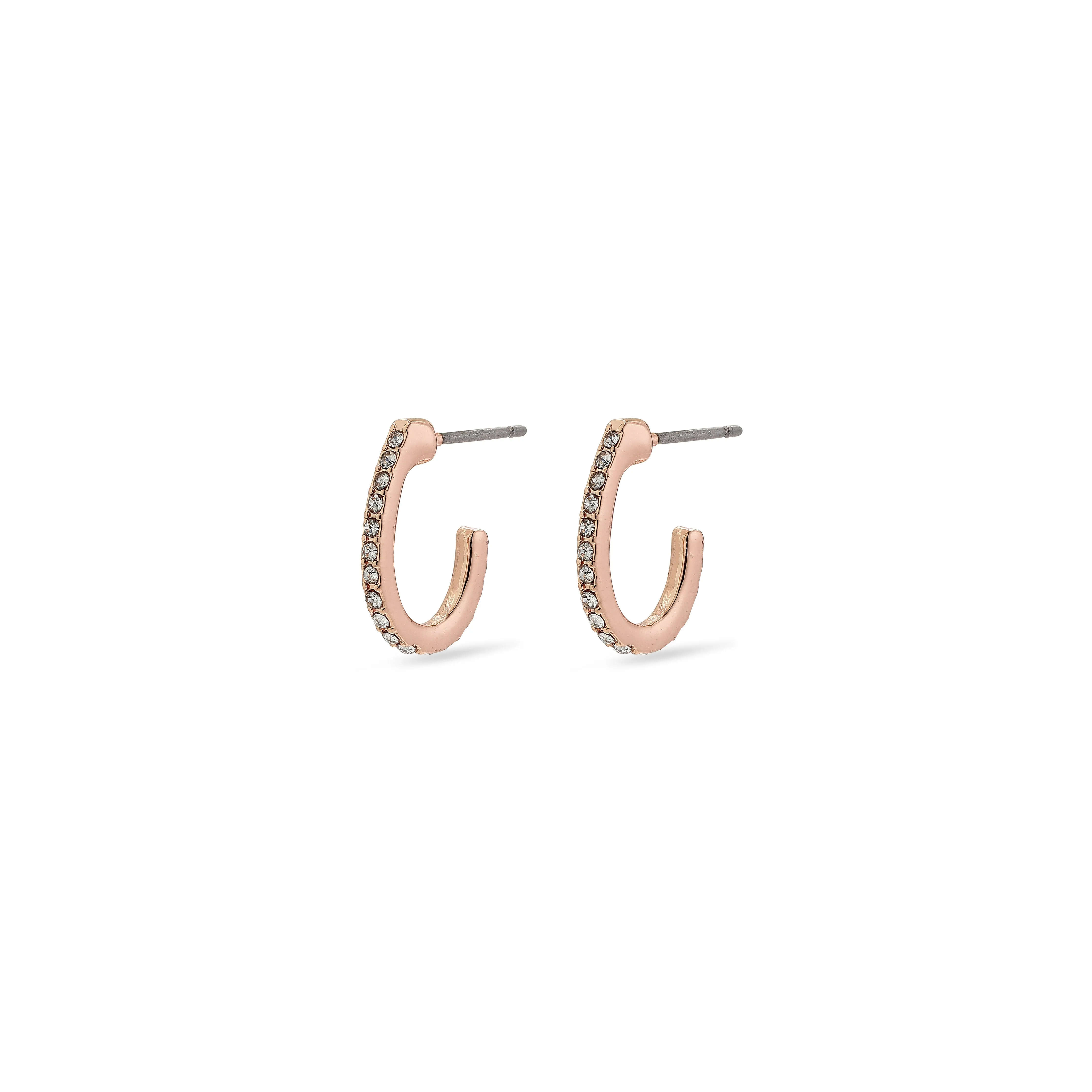 DELIA earrings rosegold-plated