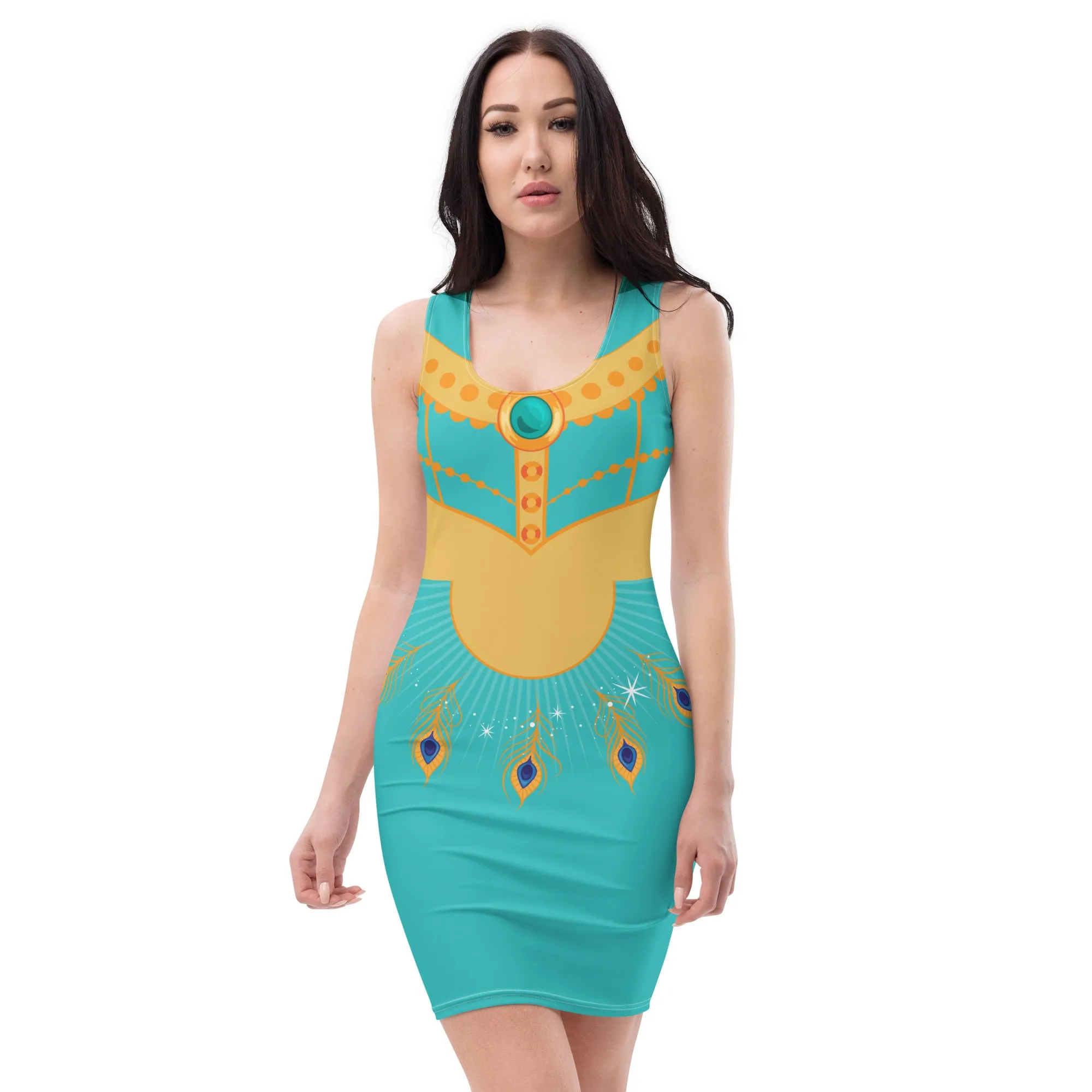 Disney Aladdin Jasmine Fitted Character Dress