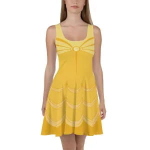 Disney Beauty And The Beast Belle Skater Character Dress