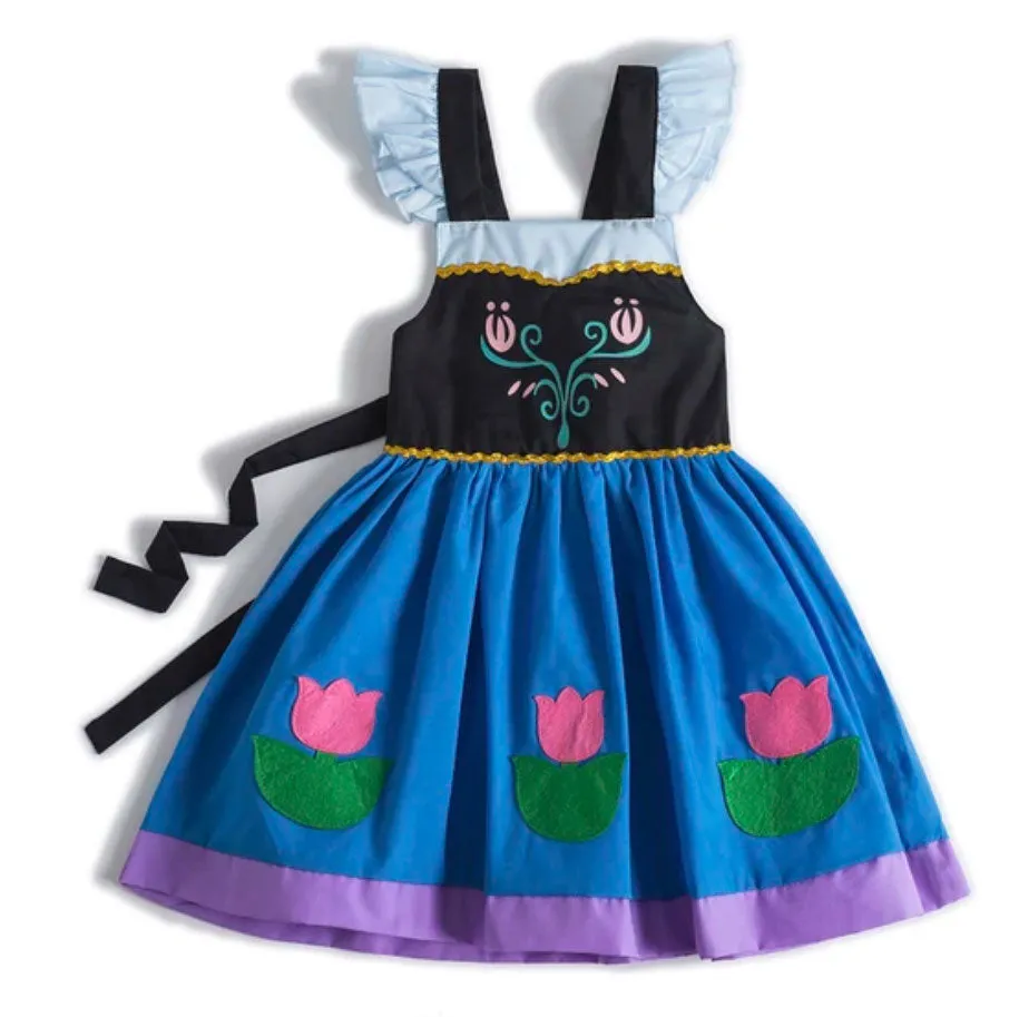 Disney Frozen Anna Girl's Character Tank Dress