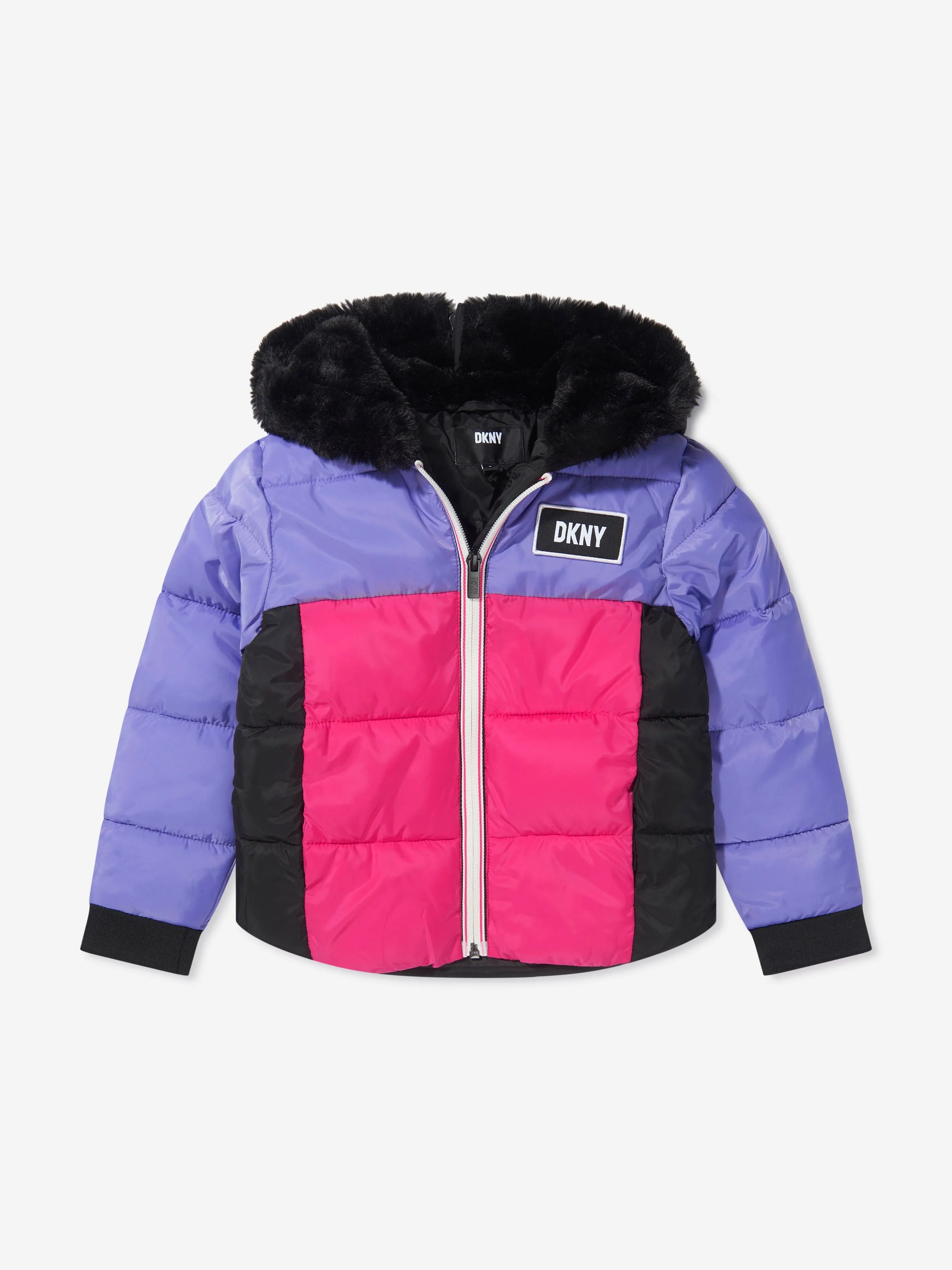 DKNY Girls Hooded Puffer Jacket