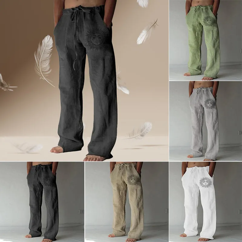 Drawstring Elasticized Casual Trousers