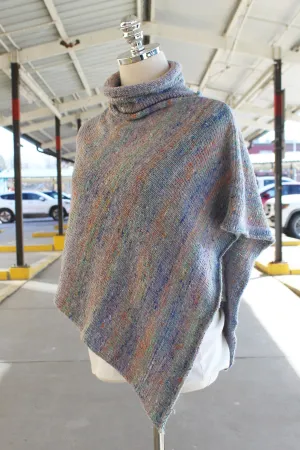 Easy Folded Poncho Kit, Noro Kakigori