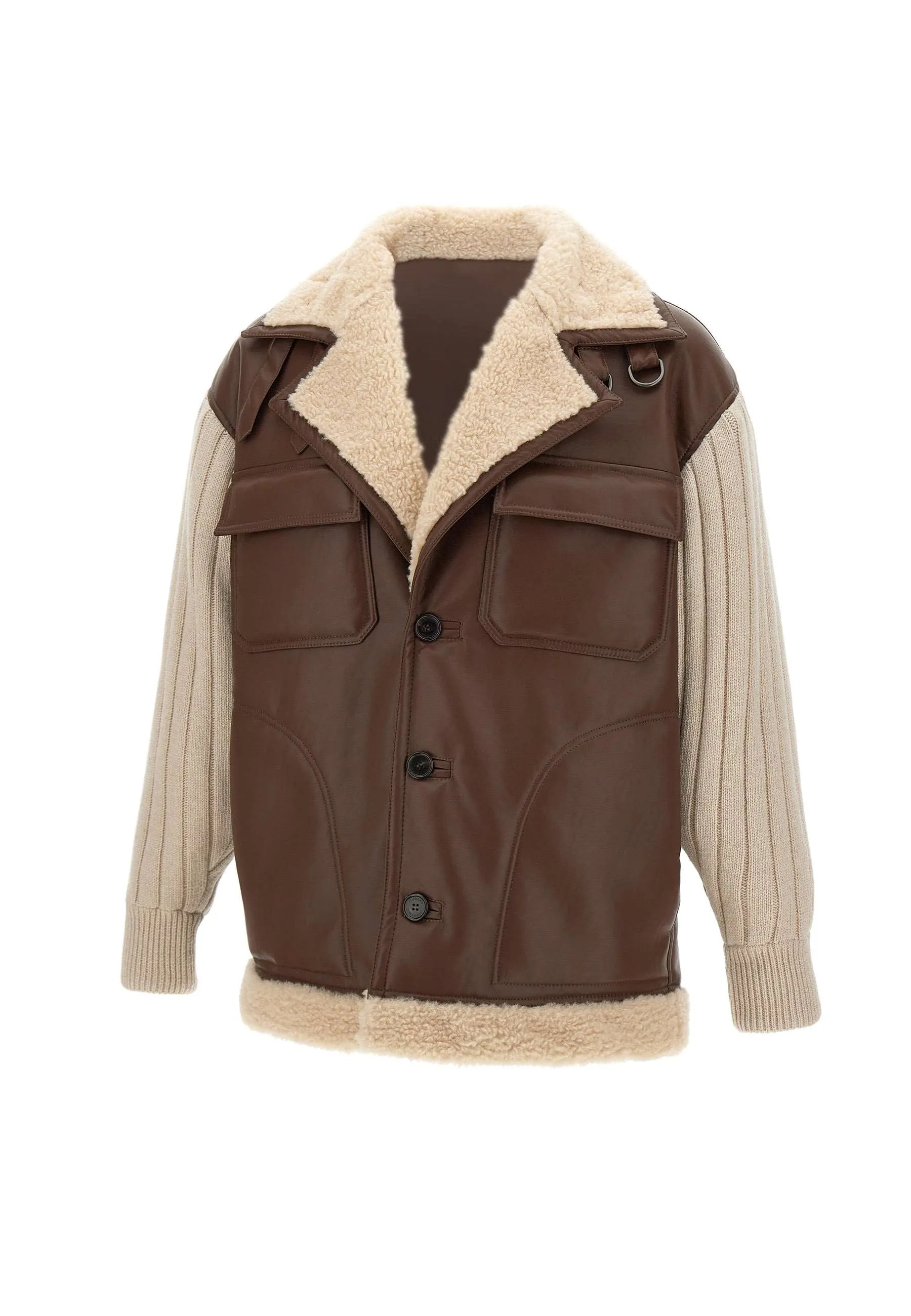 Eco-Fur Relaxed Fit Jacket