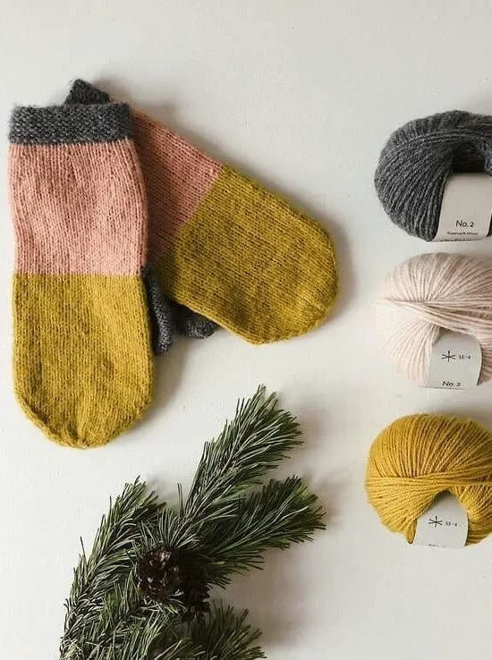 Eloise Mittens by Önling, knitting pattern