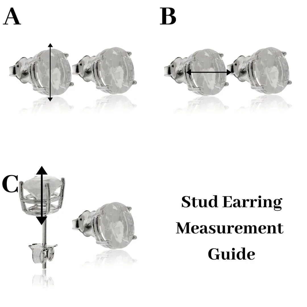 Emerald Halo Earring Jackets for Stud Earrings