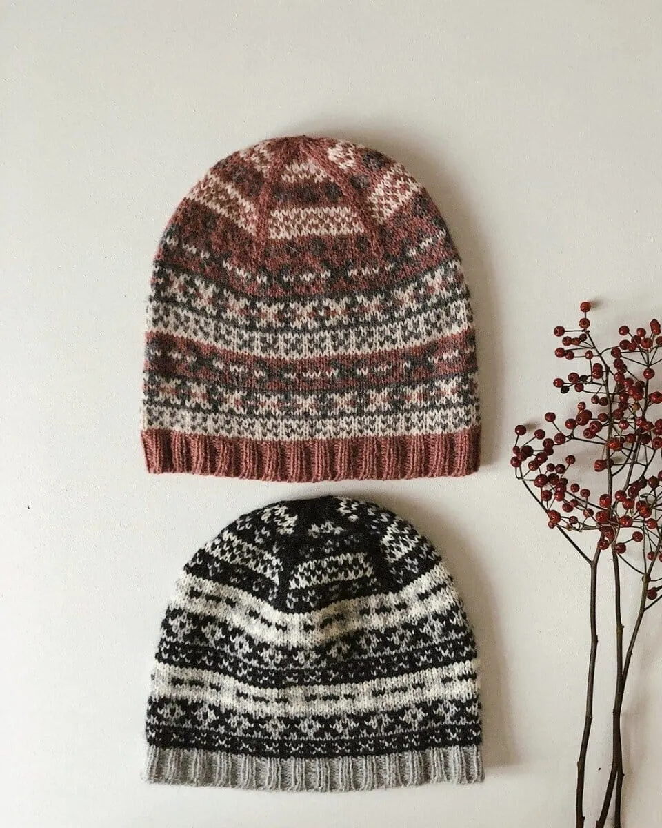 Emilia Fair Isle hat by Önling, knitting pattern