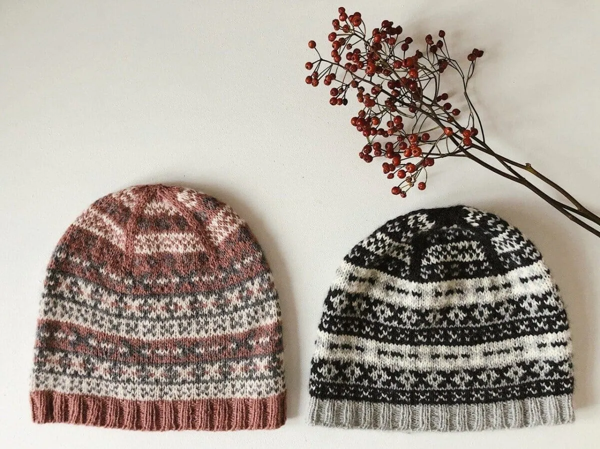 Emilia Fair Isle hat by Önling, knitting pattern