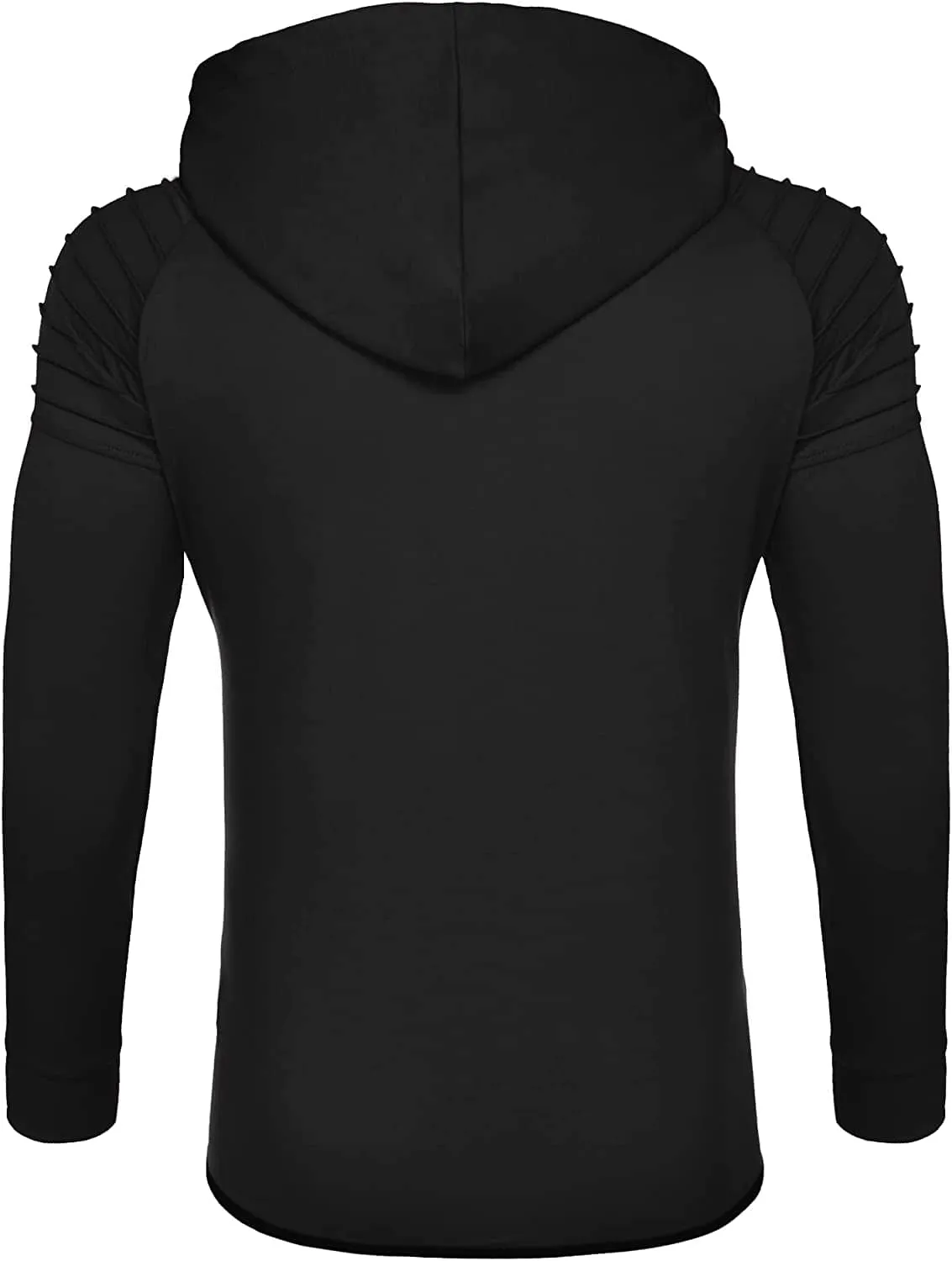 Fashion Long Sleeve Hooded With Zipper Pocket (US Only)