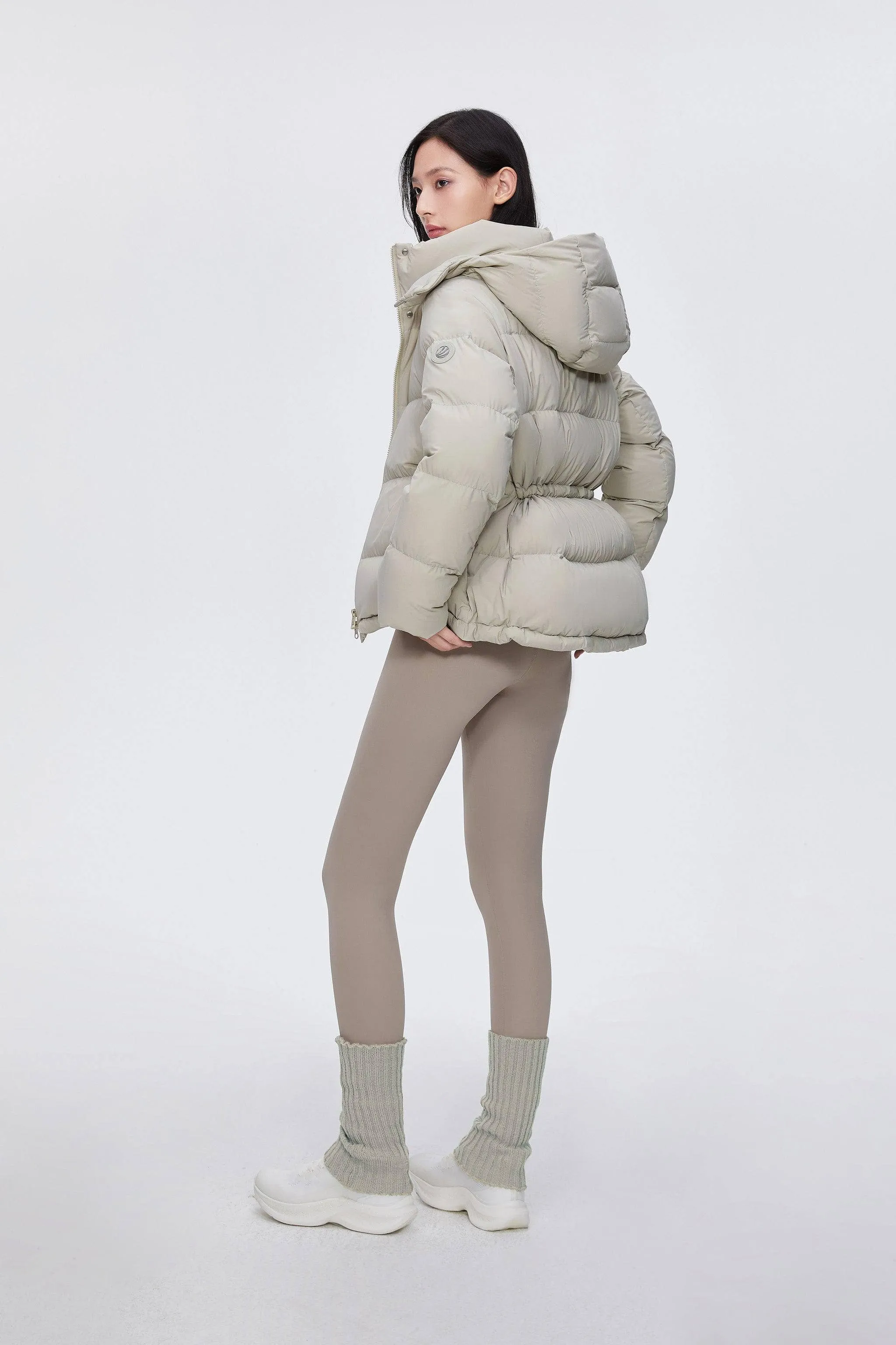 Feel the Cloud women’s down jacket with detachable hood