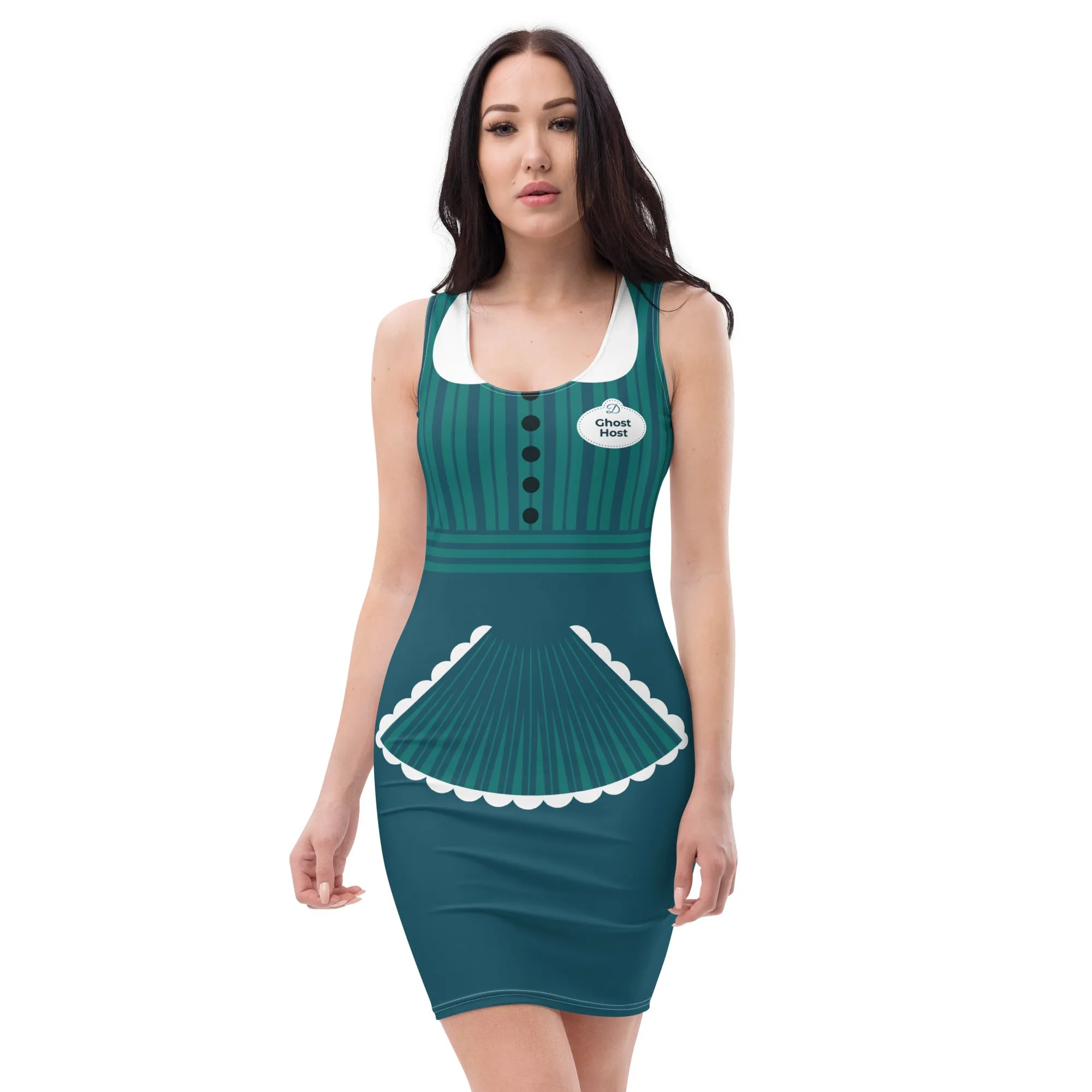 Ghost Host Haunted Mansion Fitted Character Dress