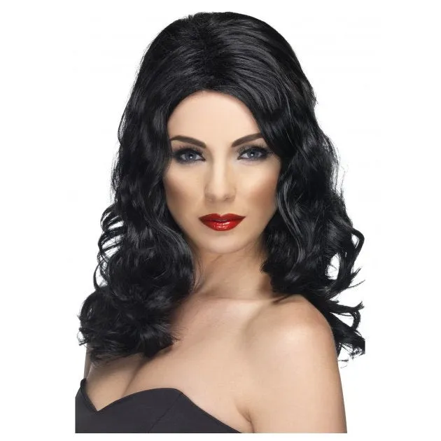 Glamorous Black Wig