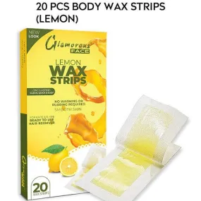 GLAMOROUS FACE  LEMON WAX STRIPS 20PCS