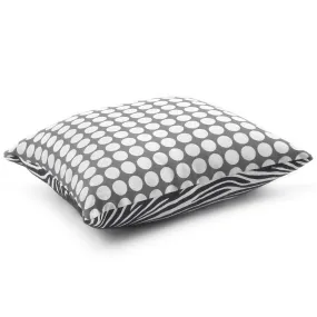 GLAMOROUS GREY CARRE' CUSHION 43x43