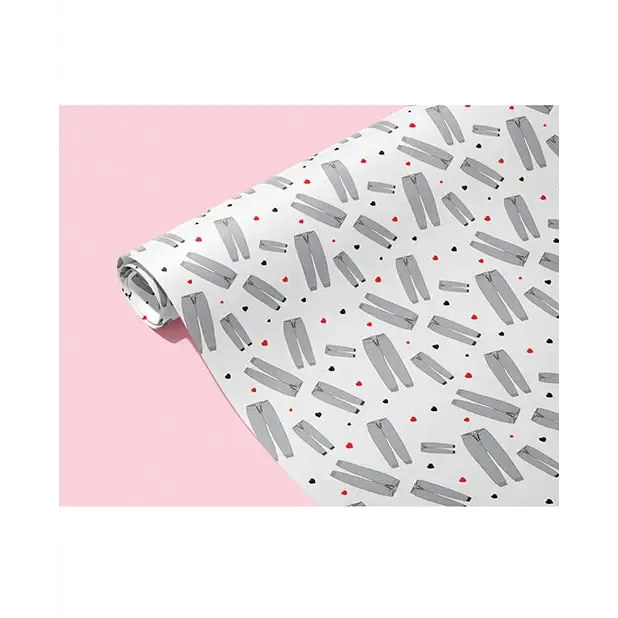 Grey Sweatpants Naughty Wrapping Paper