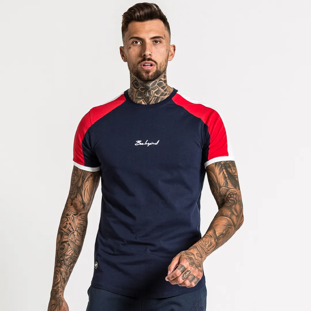 Guard Tee - Navy/White/Red