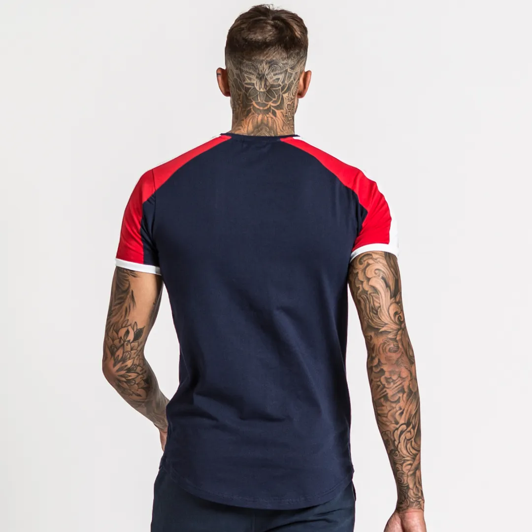 Guard Tee - Navy/White/Red