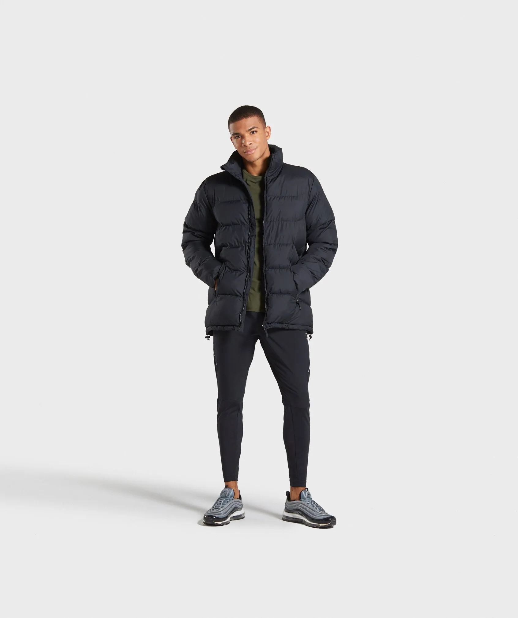 Gymshark Puffer Jacket - Black