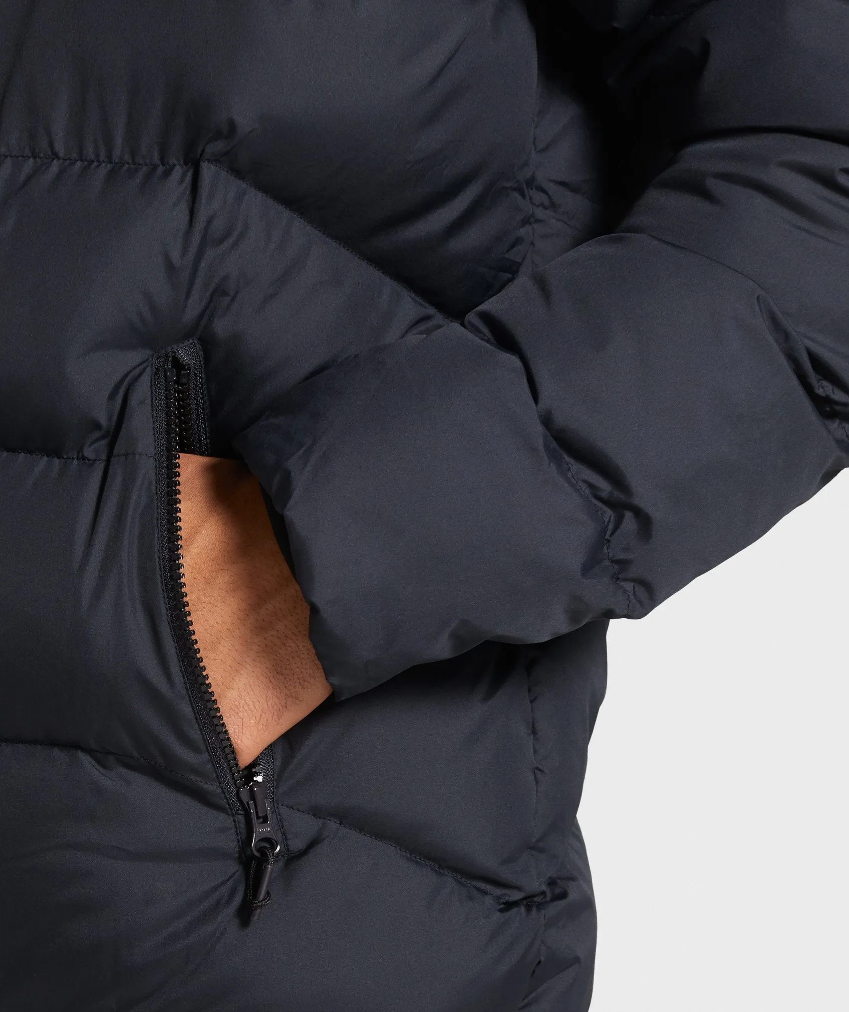 Gymshark Puffer Jacket - Black