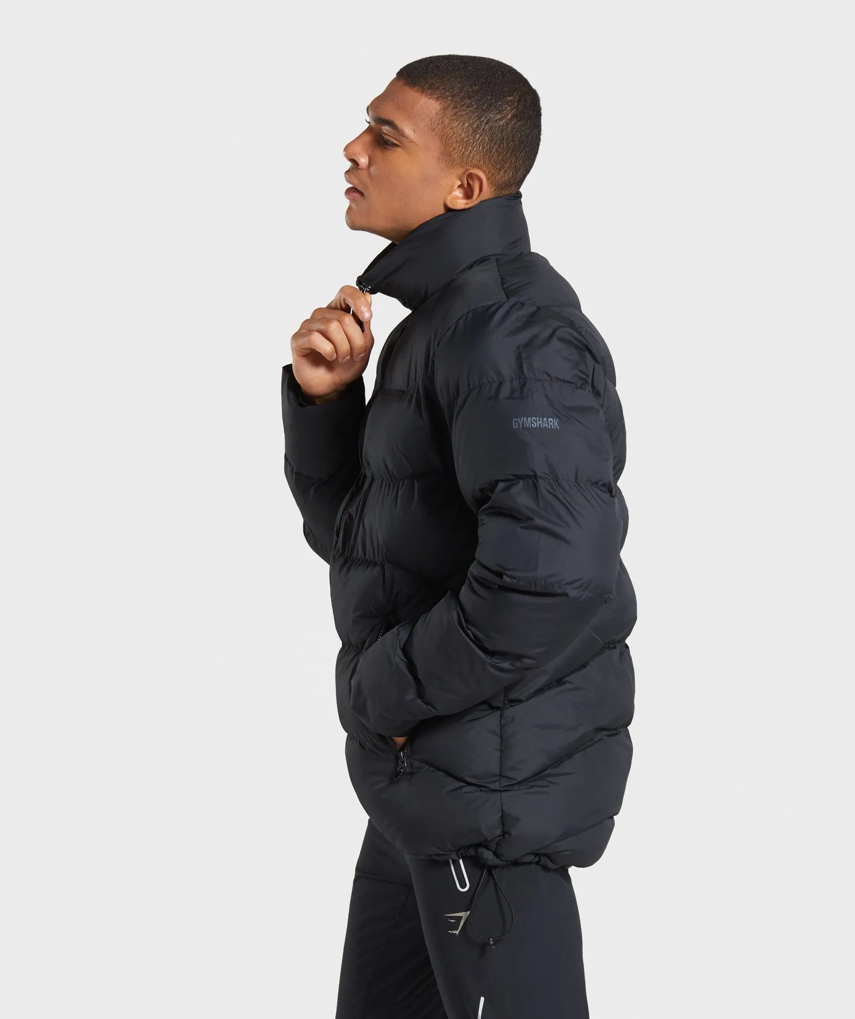 Gymshark Puffer Jacket - Black