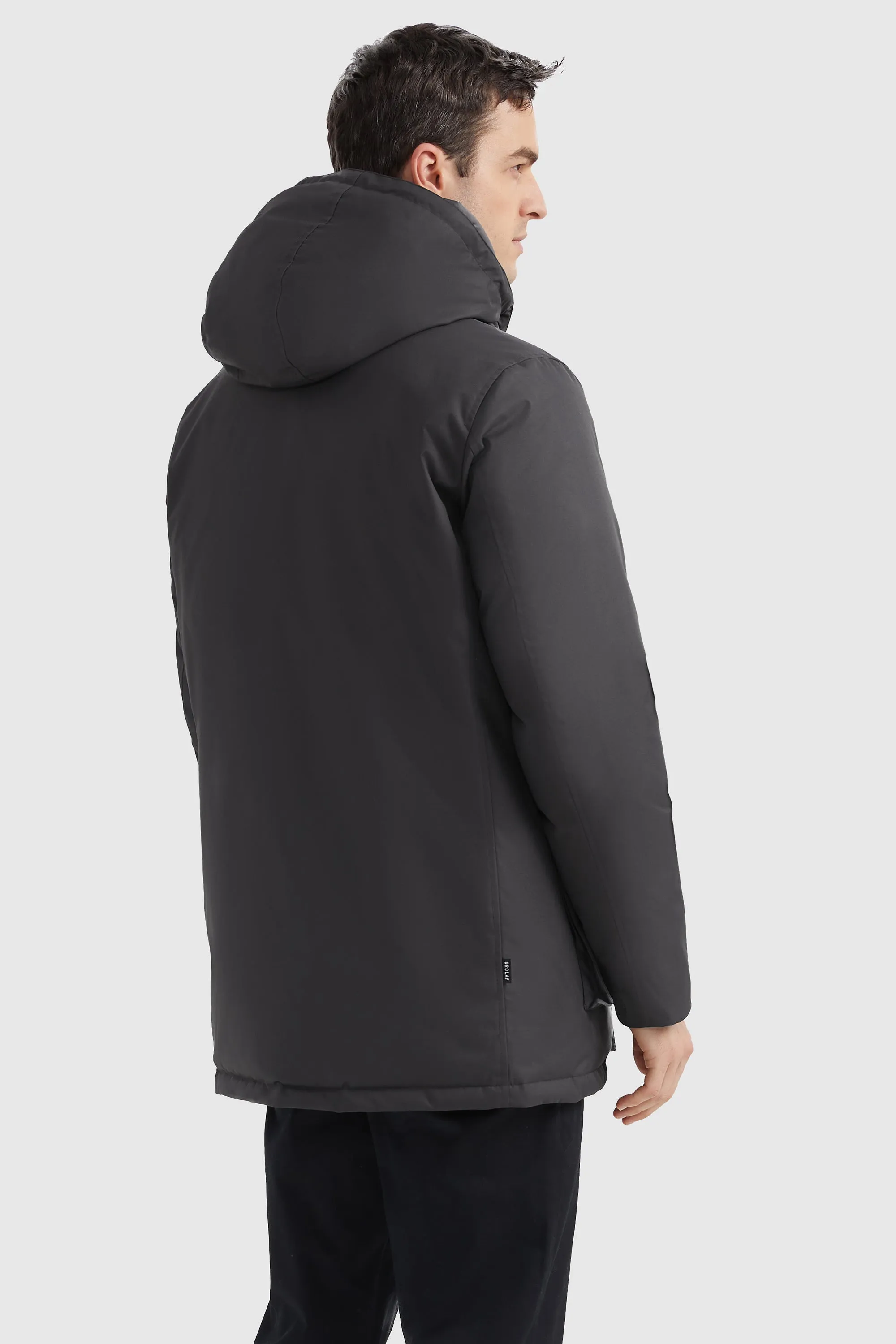 Hooded Puffer Thickened Down Coat