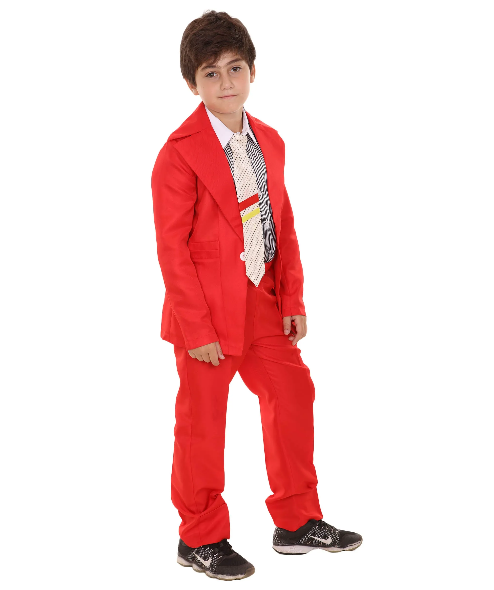 HPO Teen's Deluxe Pop Star Red Color Costume