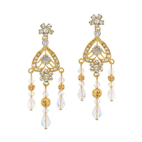 Iridescent Chandelier Earrings