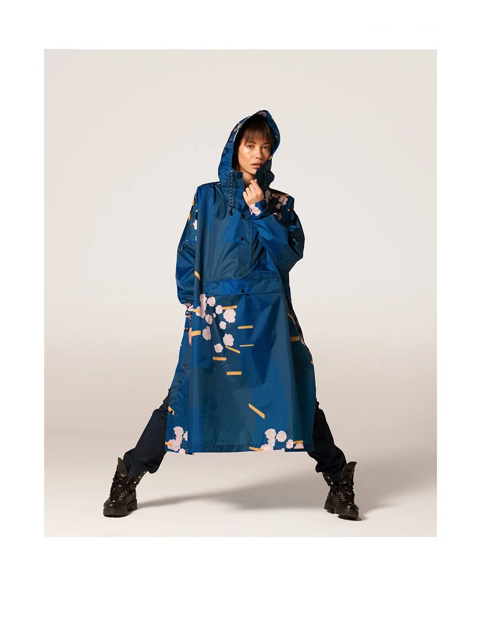 JAPANESE BLOSSOM - RAIN PONCHO