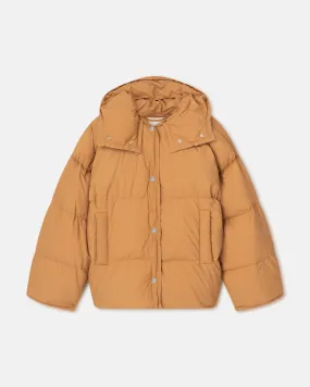 Jolyn - Tech Poplin Puffer Jacket - Biscuit