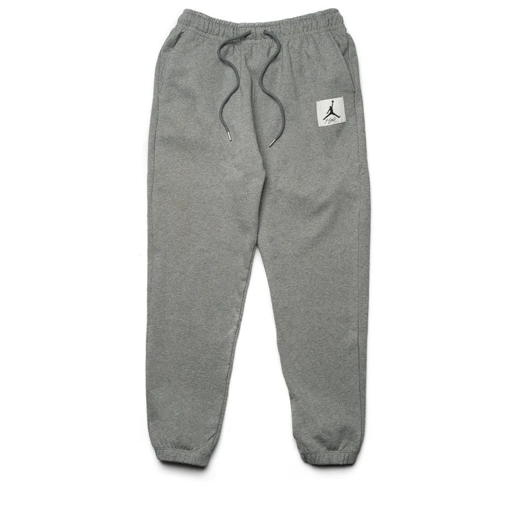 Jordan Flight Fleece Sweatpants - Carbon Heather/Sail