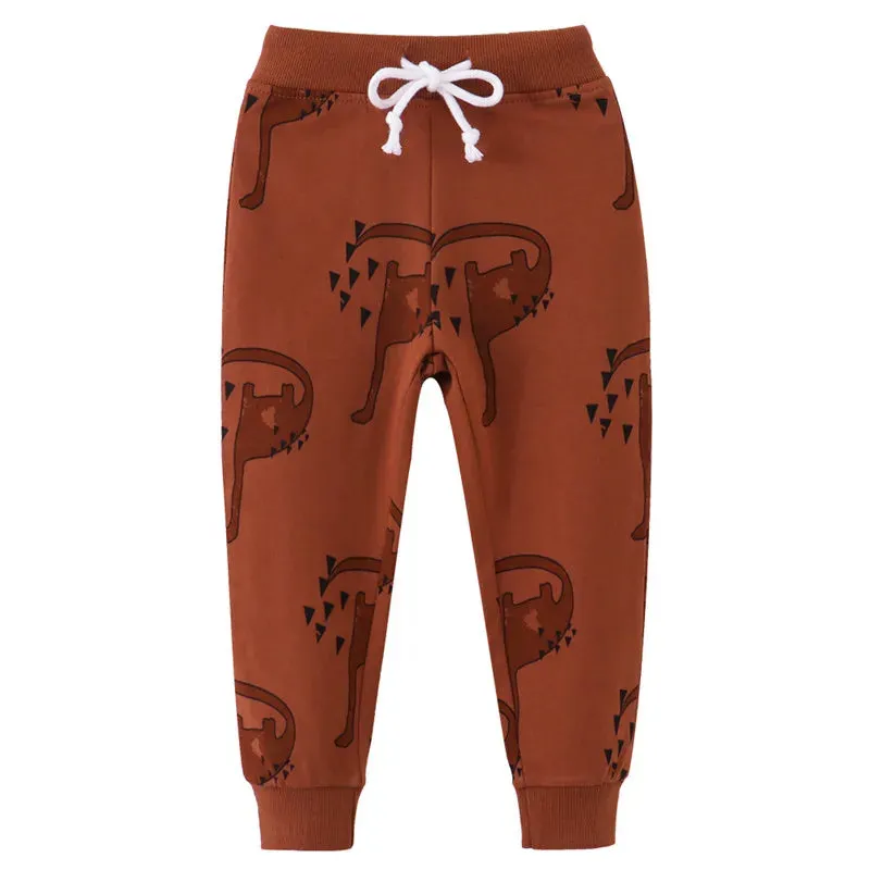 Jumping Meters New Arrival Children's Stars Sweatpants Boys Girls Long Trousers Drawstring Baby Autumn Spring Costume Kids Pants