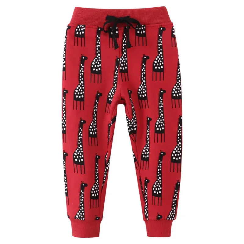 Jumping Meters New Arrival Children's Stars Sweatpants Boys Girls Long Trousers Drawstring Baby Autumn Spring Costume Kids Pants