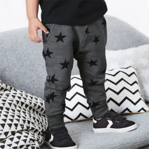 Jumping Meters New Arrival Children's Stars Sweatpants Boys Girls Long Trousers Drawstring Baby Autumn Spring Costume Kids Pants