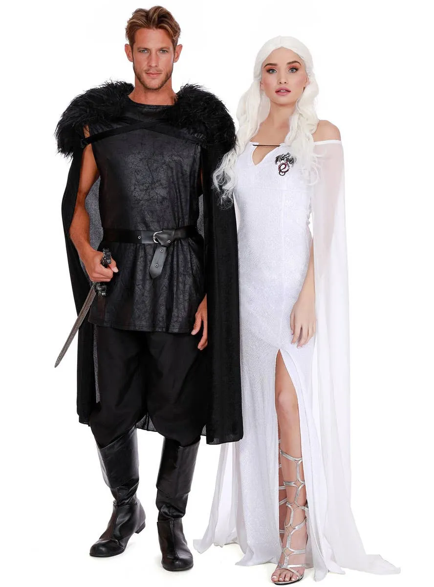 King of Thrones Mens Deluxe Jon Snow Medieval Costume