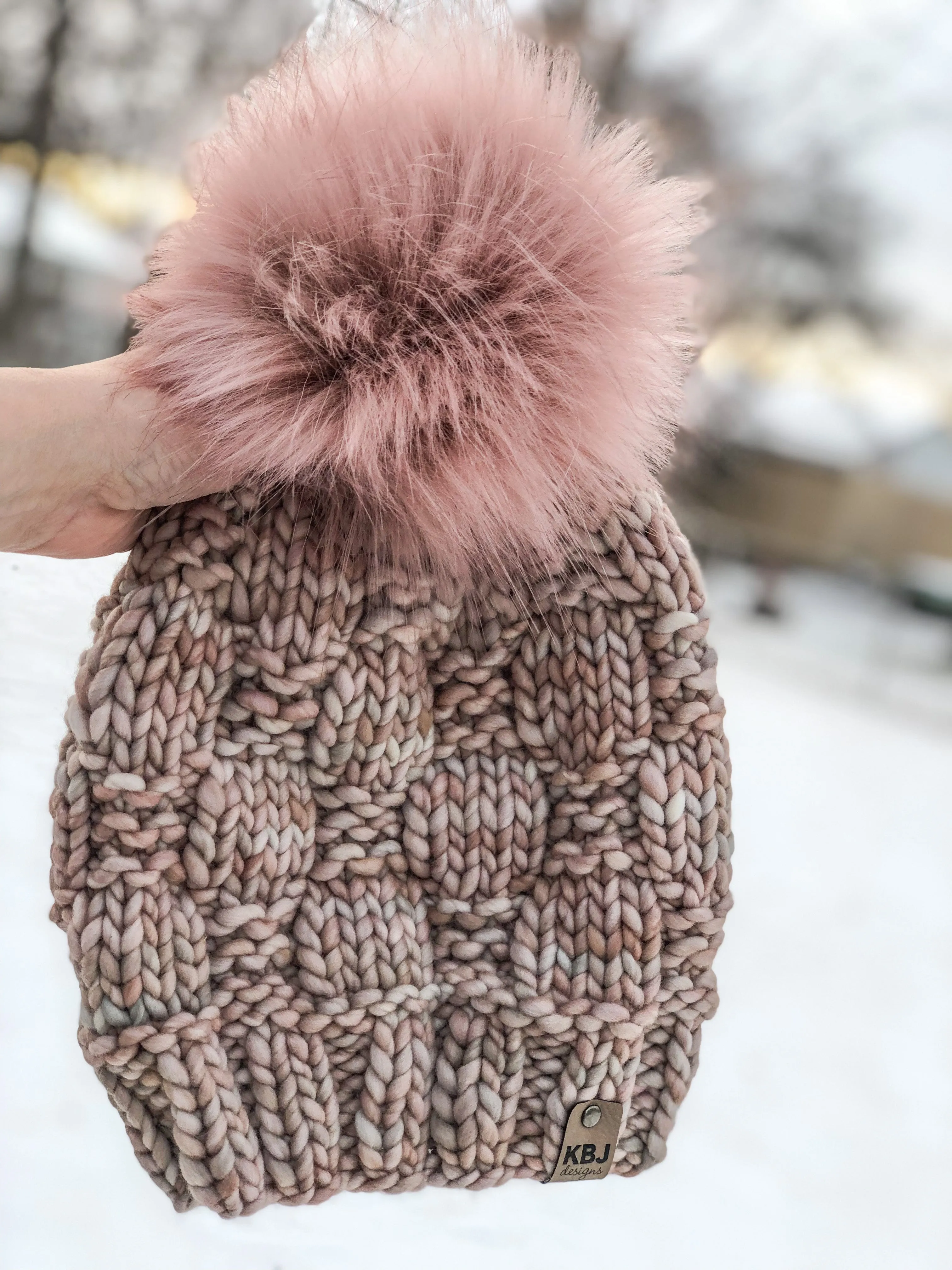 KNIT Pattern for Checkerboard Slouch | Knit Hat Pattern | Hat Knitting Pattern | DIY Written Knit Instructions