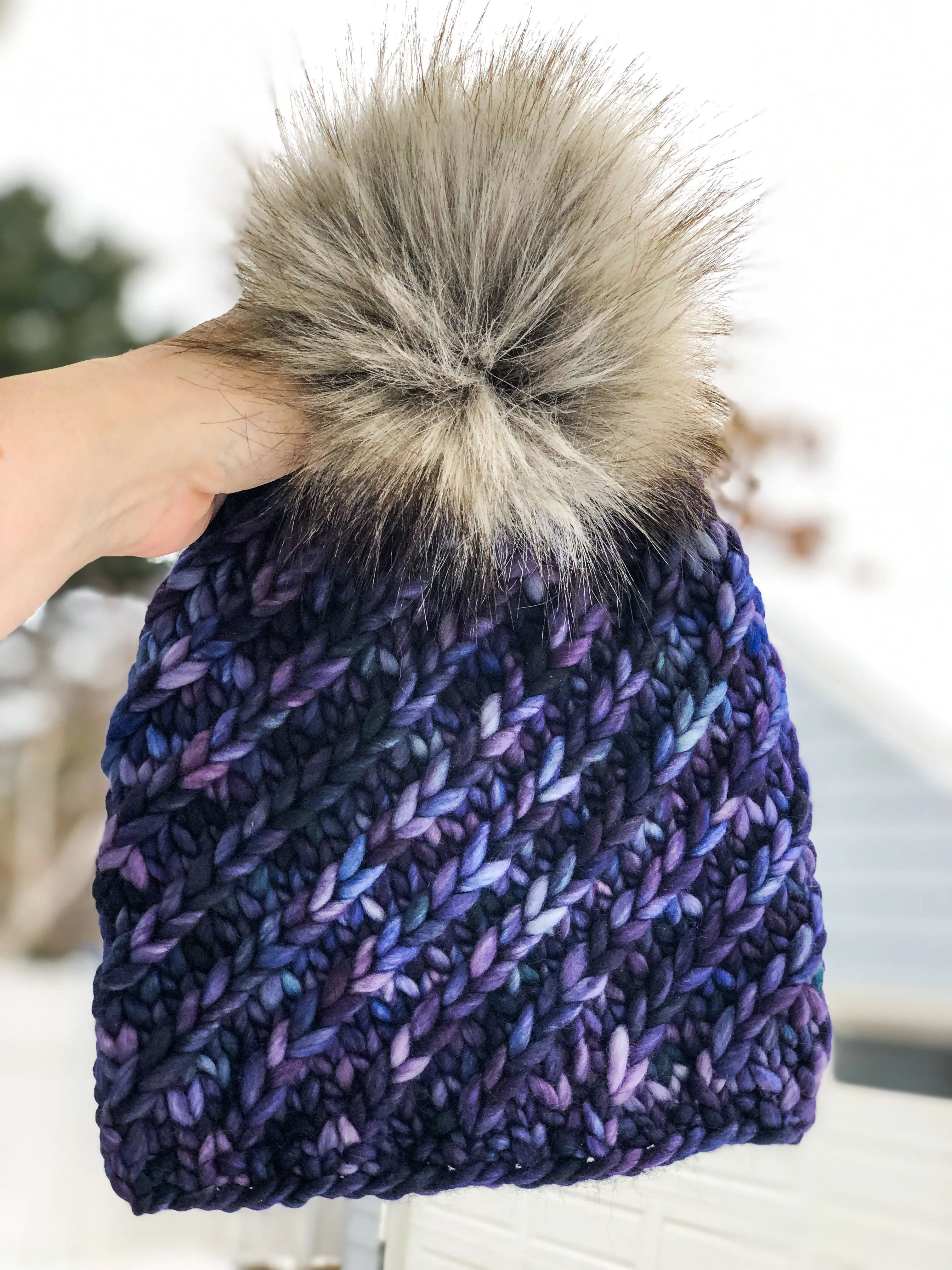 KNIT Pattern for Convolution Beanie | Knit Hat Pattern | Hat Knitting Pattern | DIY Written Knit Instructions