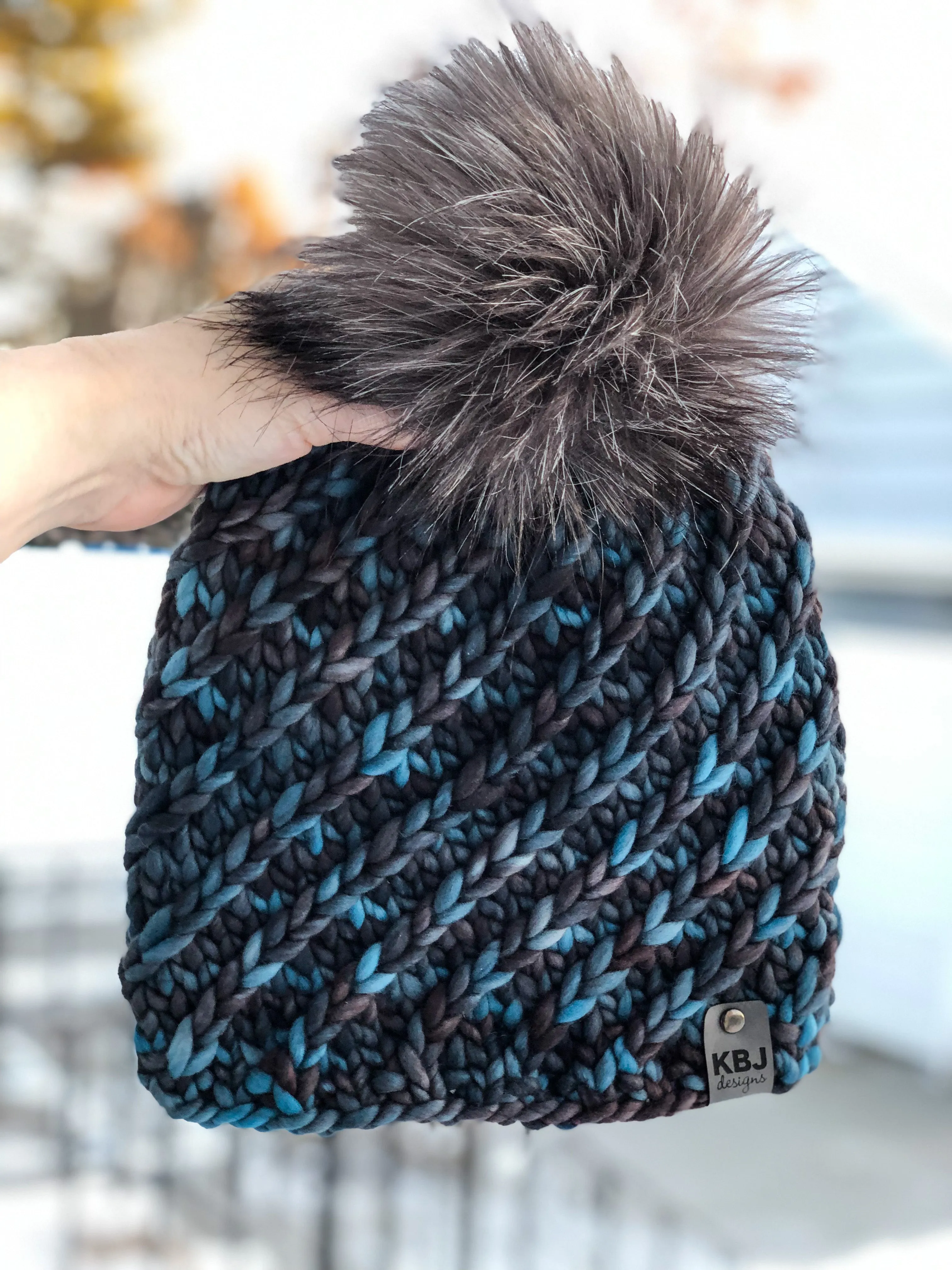 KNIT Pattern for Convolution Beanie | Knit Hat Pattern | Hat Knitting Pattern | DIY Written Knit Instructions