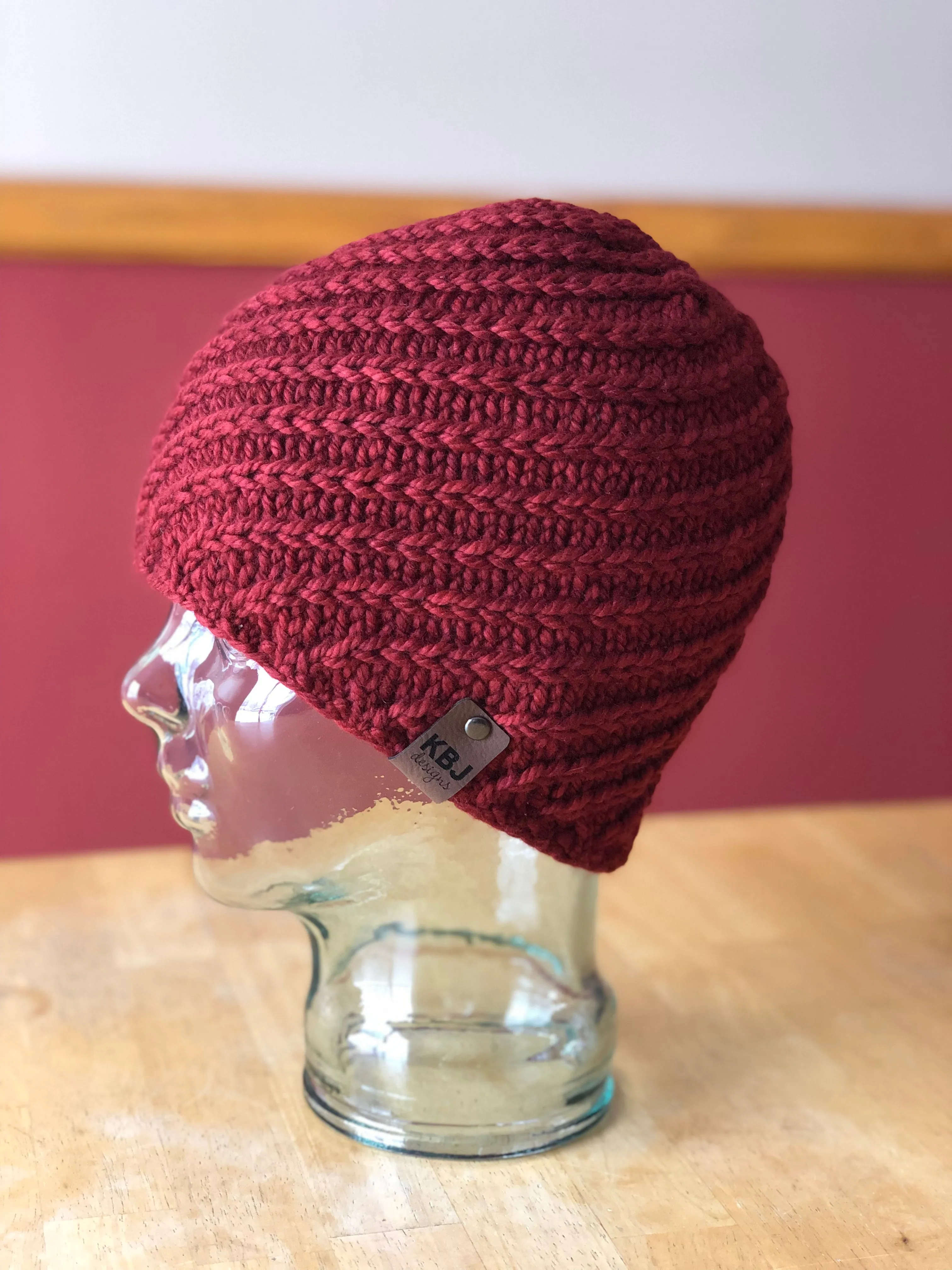 KNIT Pattern for Convolution Beanie | Knit Hat Pattern | Hat Knitting Pattern | DIY Written Knit Instructions