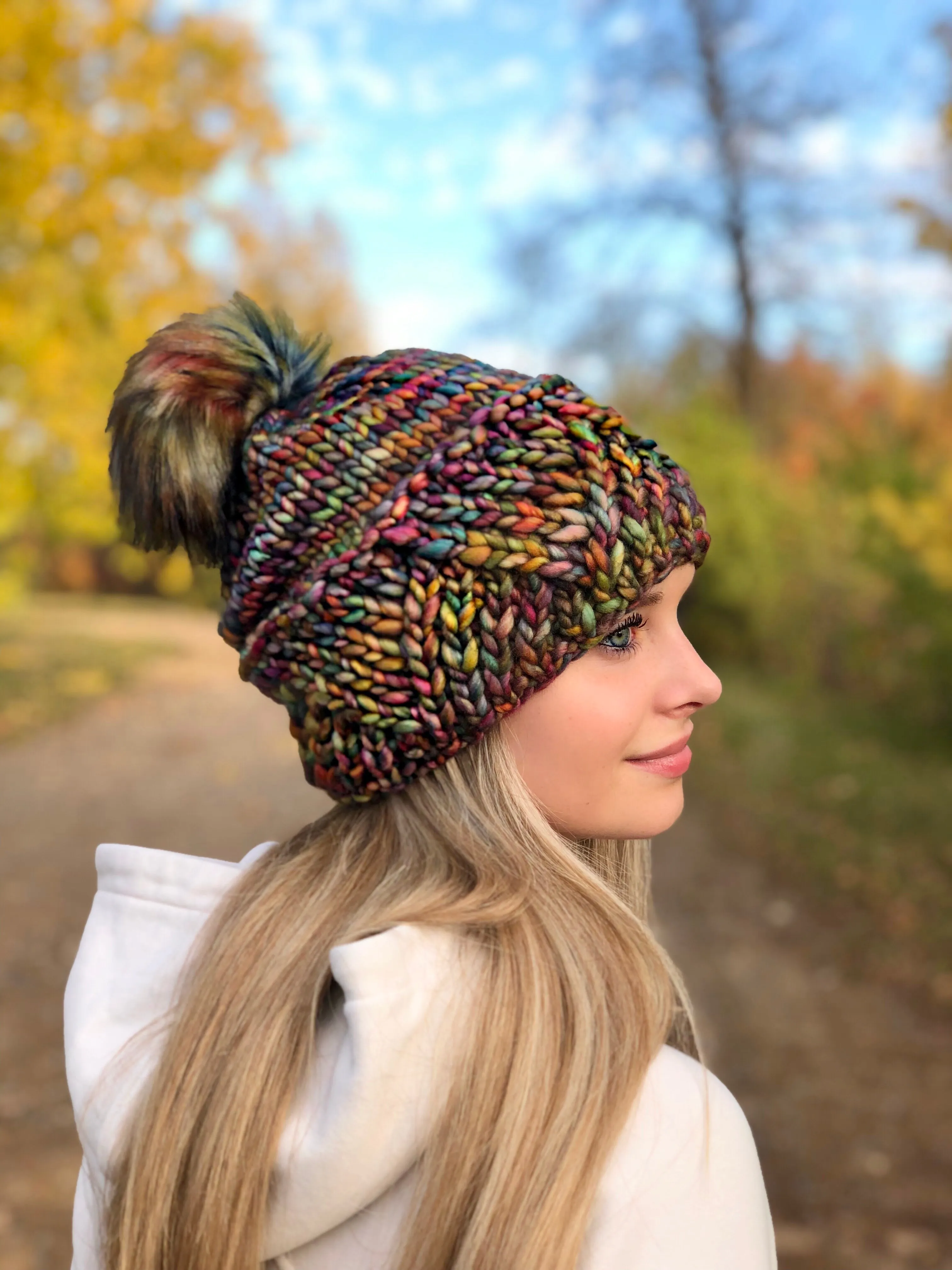 KNIT Pattern for Divergence Beanie | Knit Hat Pattern | Hat Knitting Pattern | DIY Written Knit Instructions