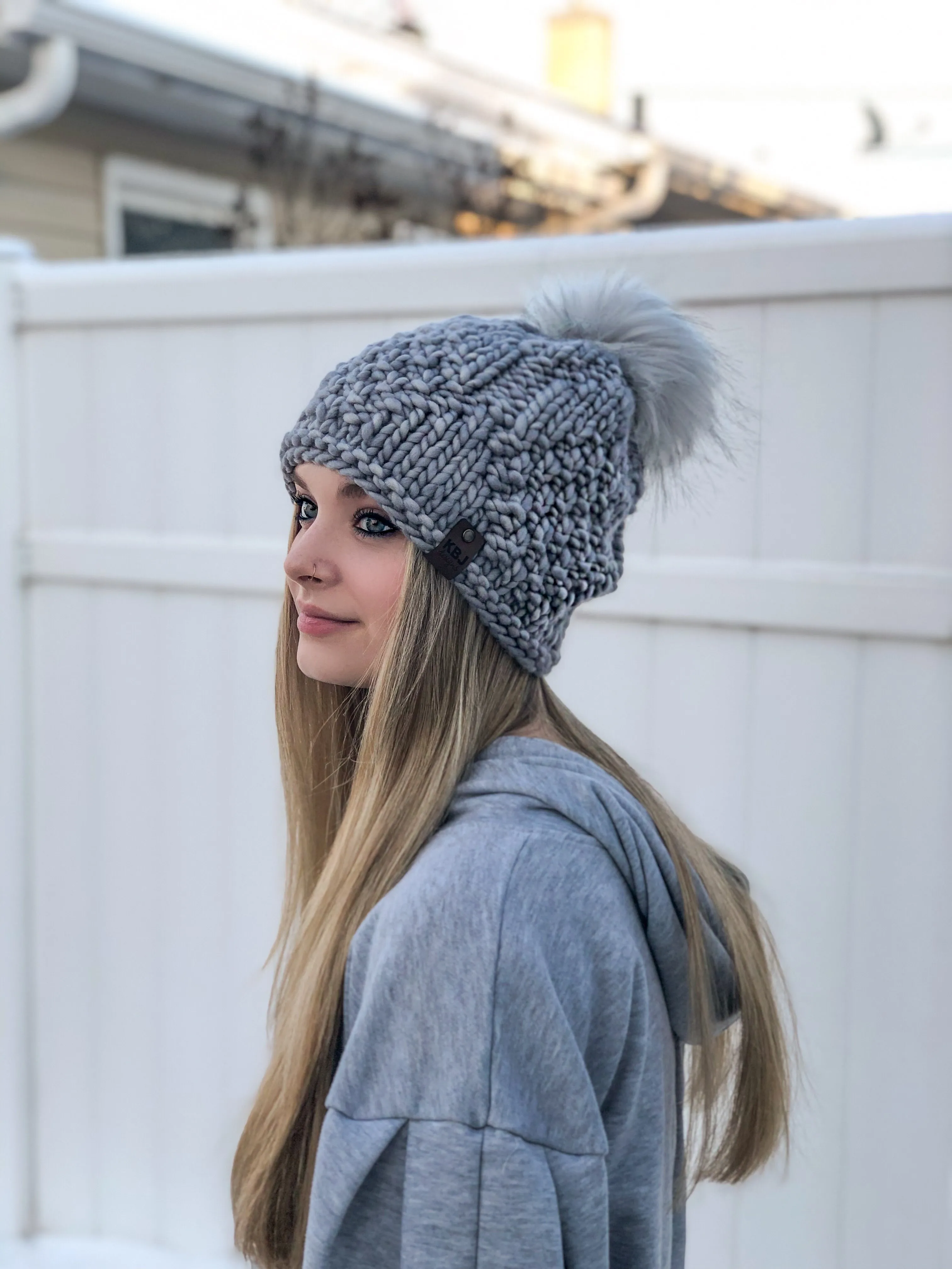 KNIT Pattern for Falling Leaves Beanie | Knitting Pattern PDF Instructions | DIY Written Tutorial | Hat Knitting Pattern | Knit Pattern