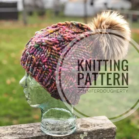 KNIT Pattern for Nolita Slouch | Knit Hat Pattern | Hat Knitting Pattern | DIY Written Knit Instructions