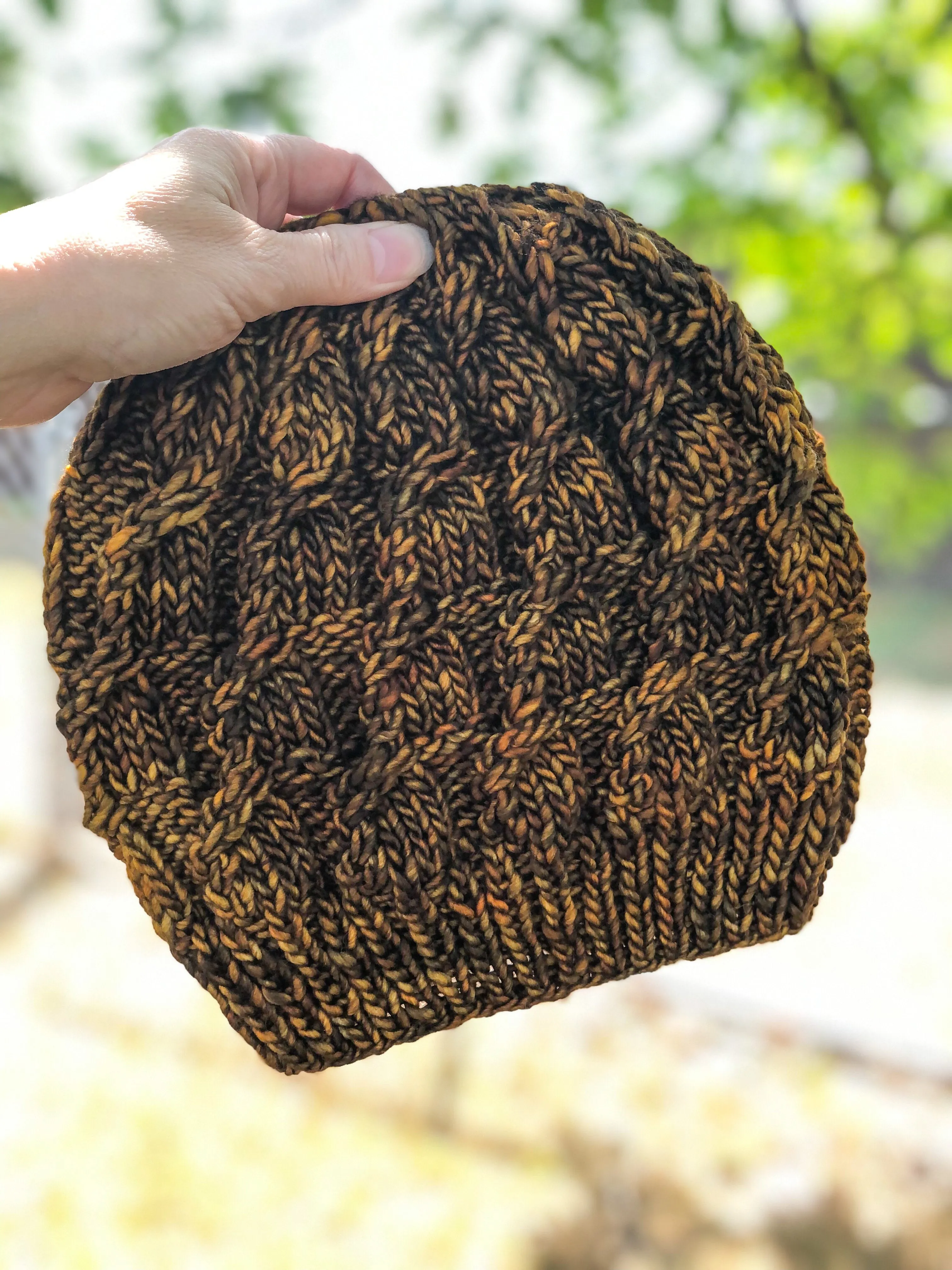 KNIT Pattern for Nolita Slouch | Knit Hat Pattern | Hat Knitting Pattern | DIY Written Knit Instructions