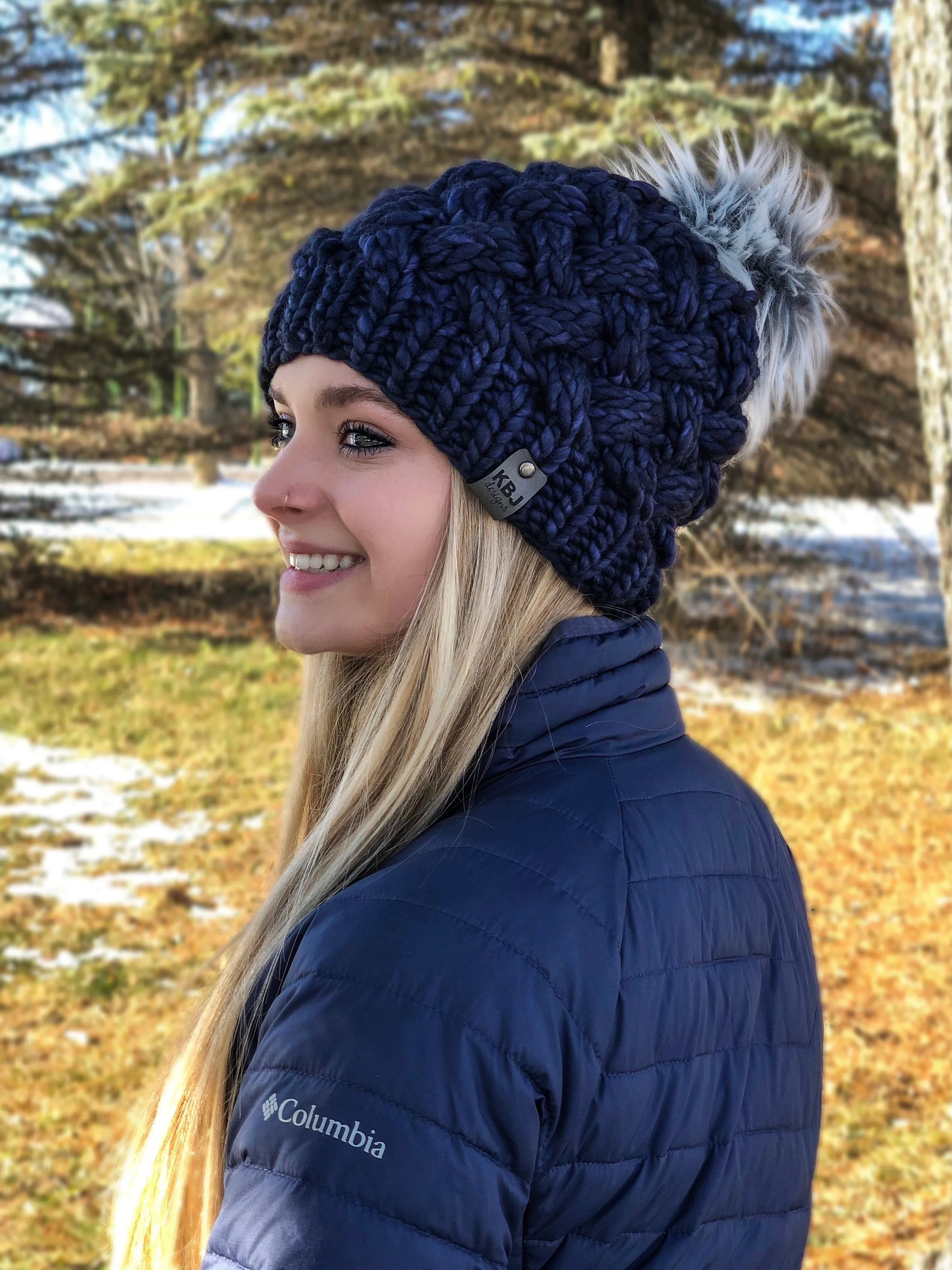 KNIT Pattern for Yukon Slouch | Knit Hat Pattern | Hat Knitting Pattern | DIY Written Knit Instructions